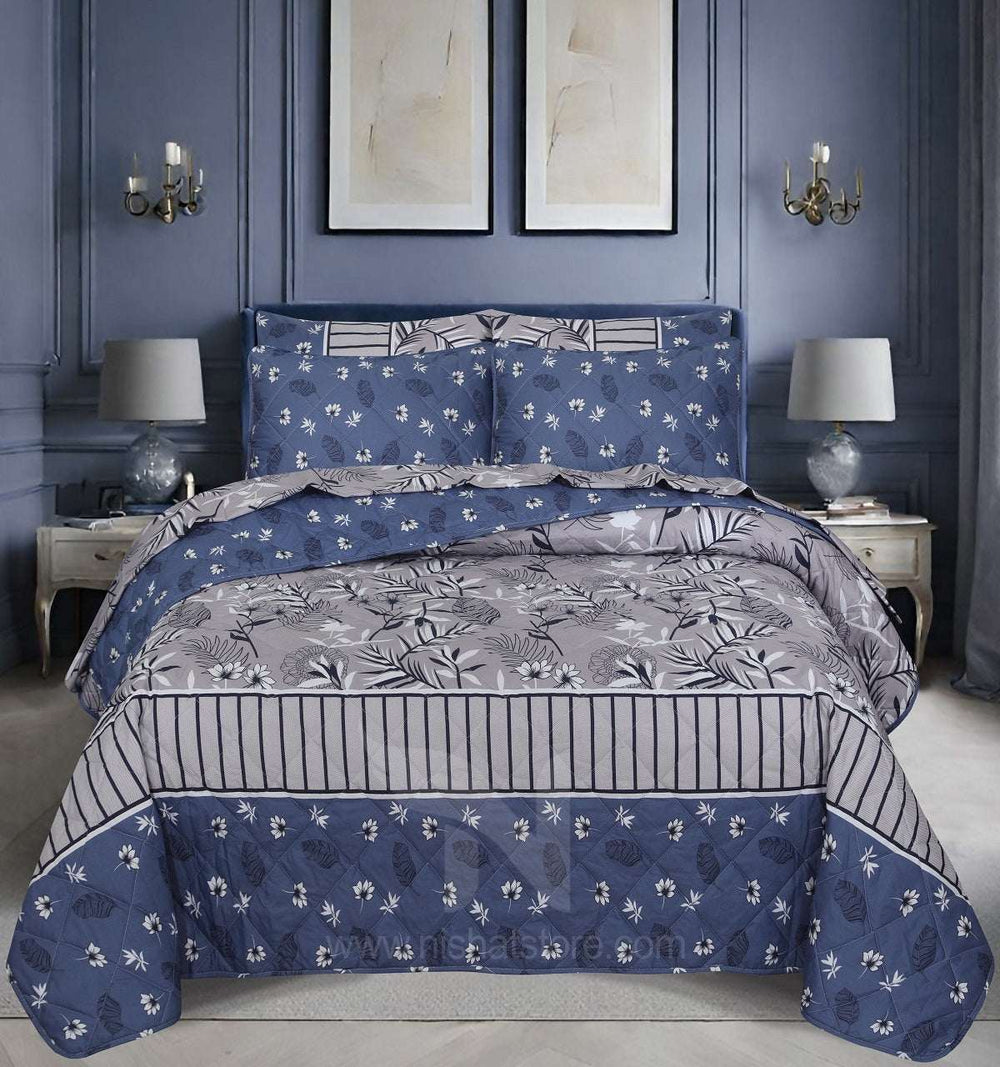 Quilted Comforter Set 6 Pcs Design 992 - Nishat Creative Store