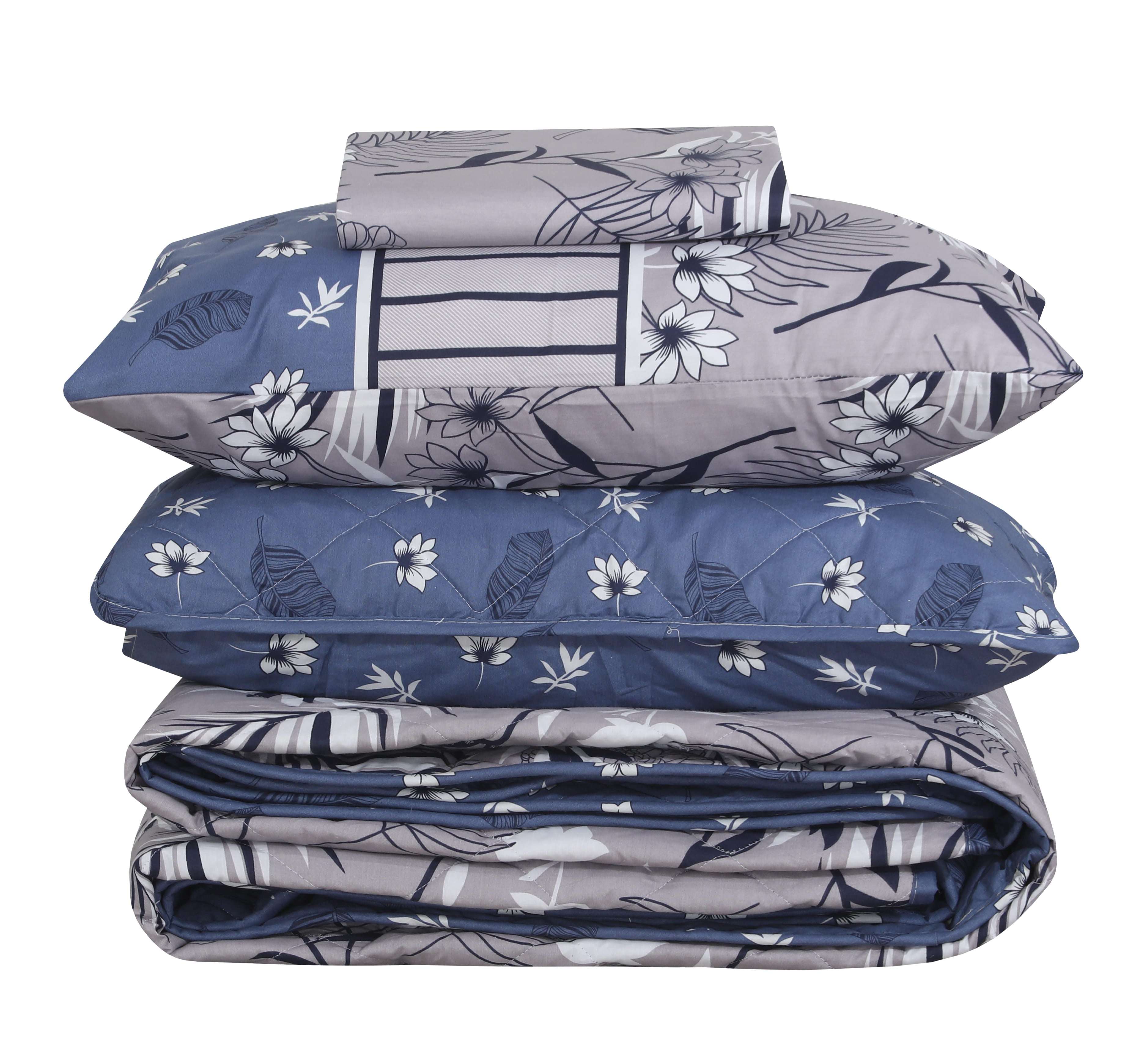 Quilted Comforter Set 6 Pcs Design 992 - Nishat Creative Store