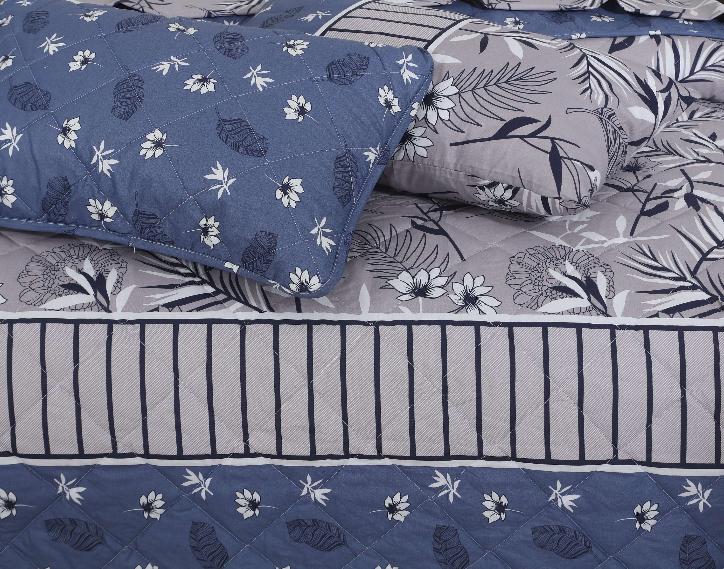 Quilted Comforter Set 6 Pcs Design 992 - Nishat Creative Store