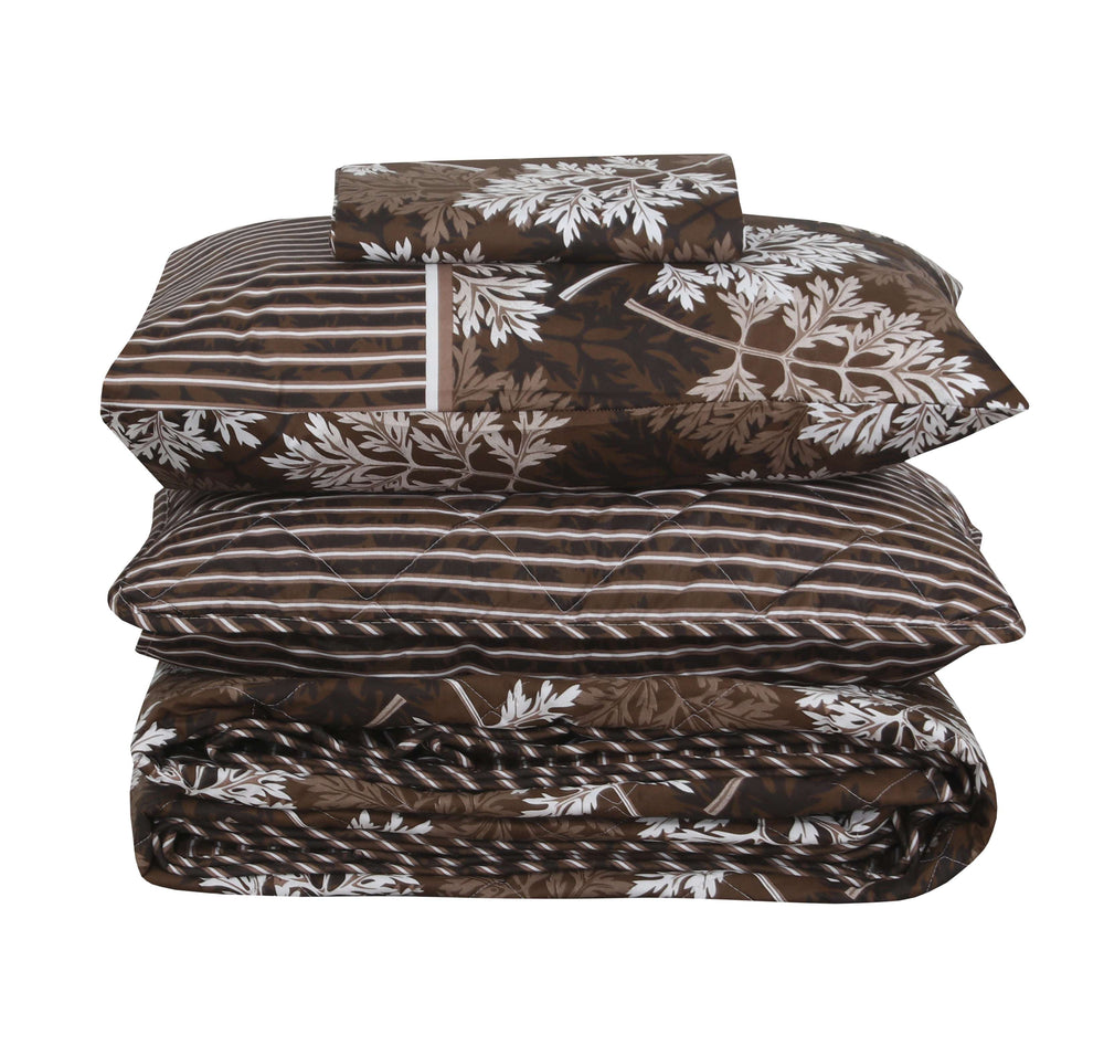 Quilted Comforter Set 6 Pcs Design 994 - Nishat Creative Store