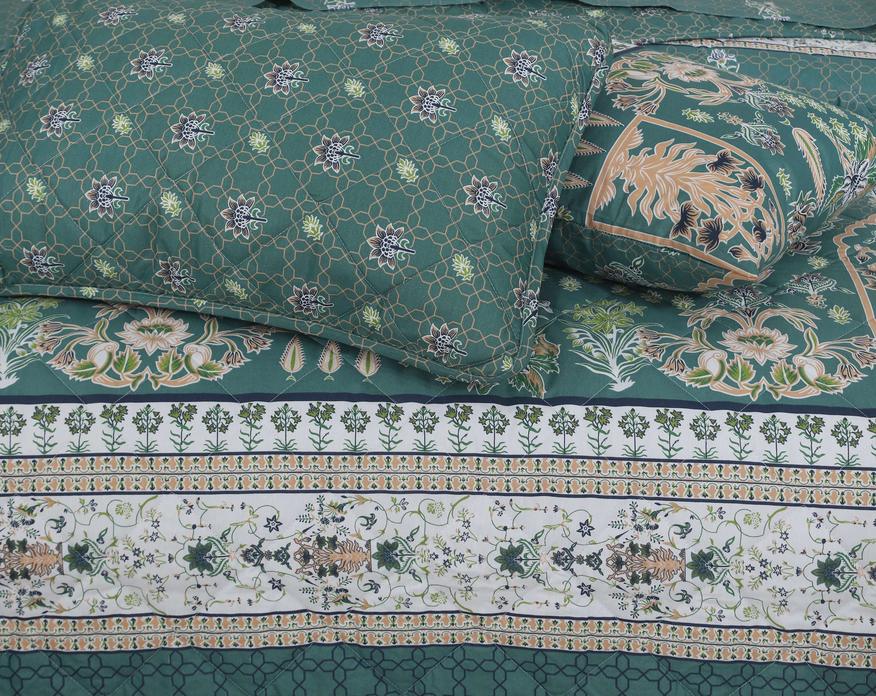 Quilted Comforter Set 6 Pcs Design 995 - Nishat Creative Store