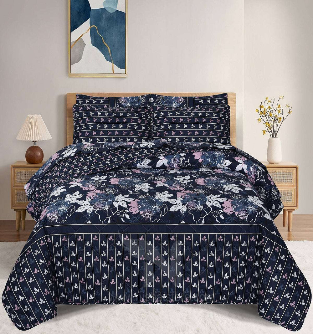 Quilted Comforter Set 6 Pcs Design 996 - Nishat Creative Store