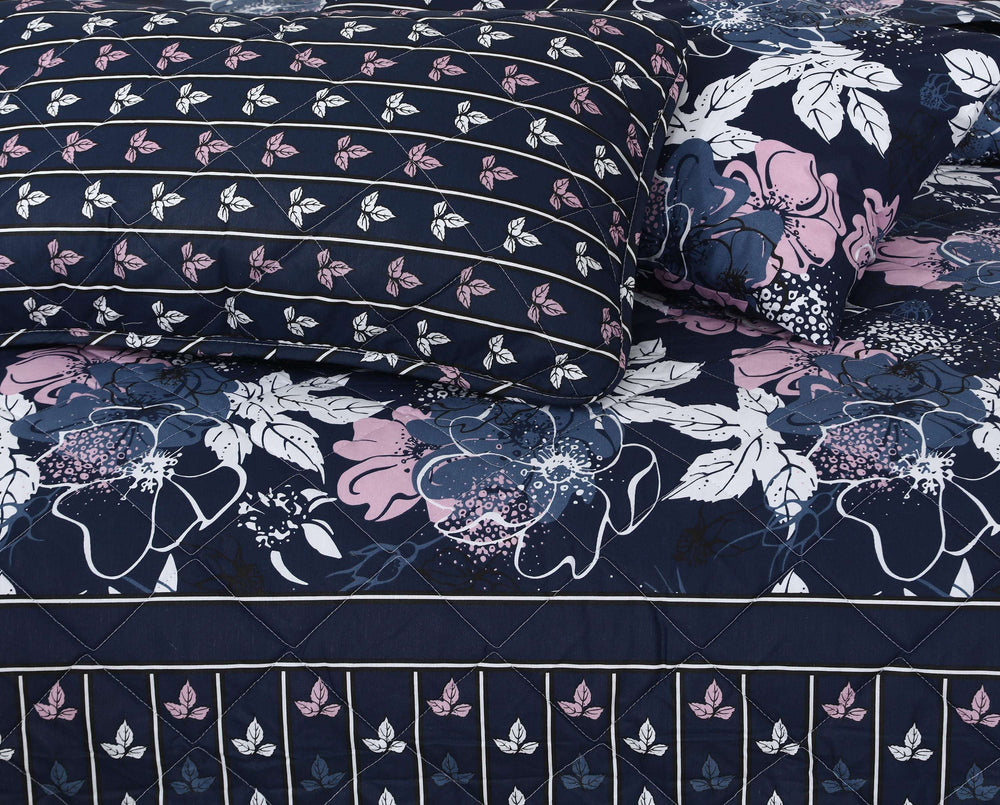 Quilted Comforter Set 6 Pcs Design 996 - Nishat Creative Store