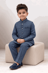 Royal Embroidered Waistcoat Suit Set KDC 027 - Nishat Creative Store