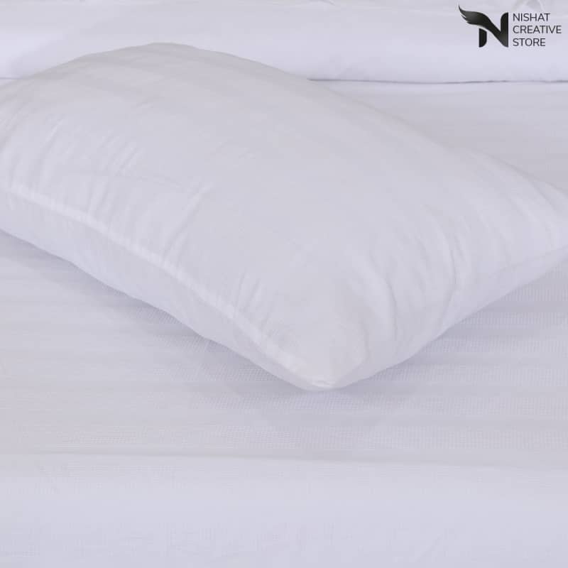 Self Stripe Cotton Quilt Cover Set 8 Pcs Designs 176 - Nishat Creative Store