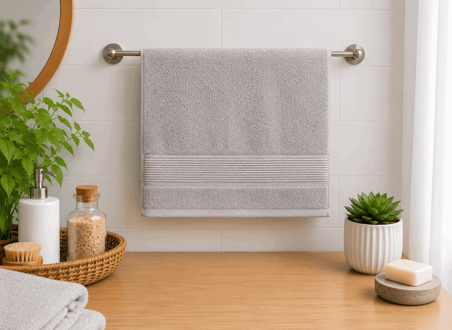 Shadow Line Bath Towel - Nishat Creative Store