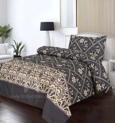 Single Bed Sheet Design 706 - Nishat Creative Store
