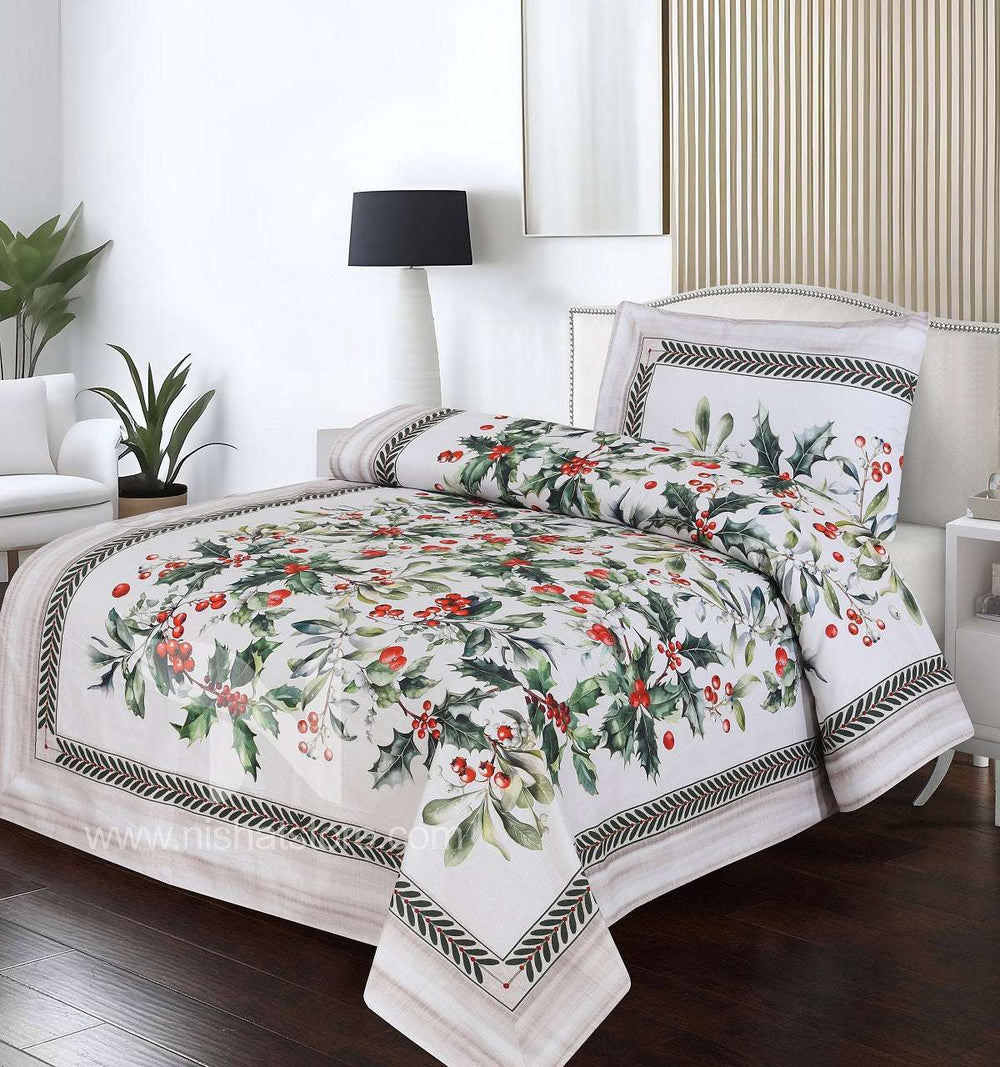 Single Bed Sheet Design 718 - Nishat Creative Store