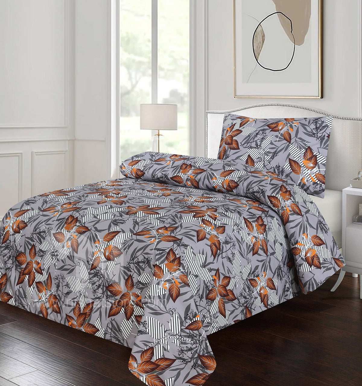 Single Bed Sheet Design 725 - Nishat Creative Store