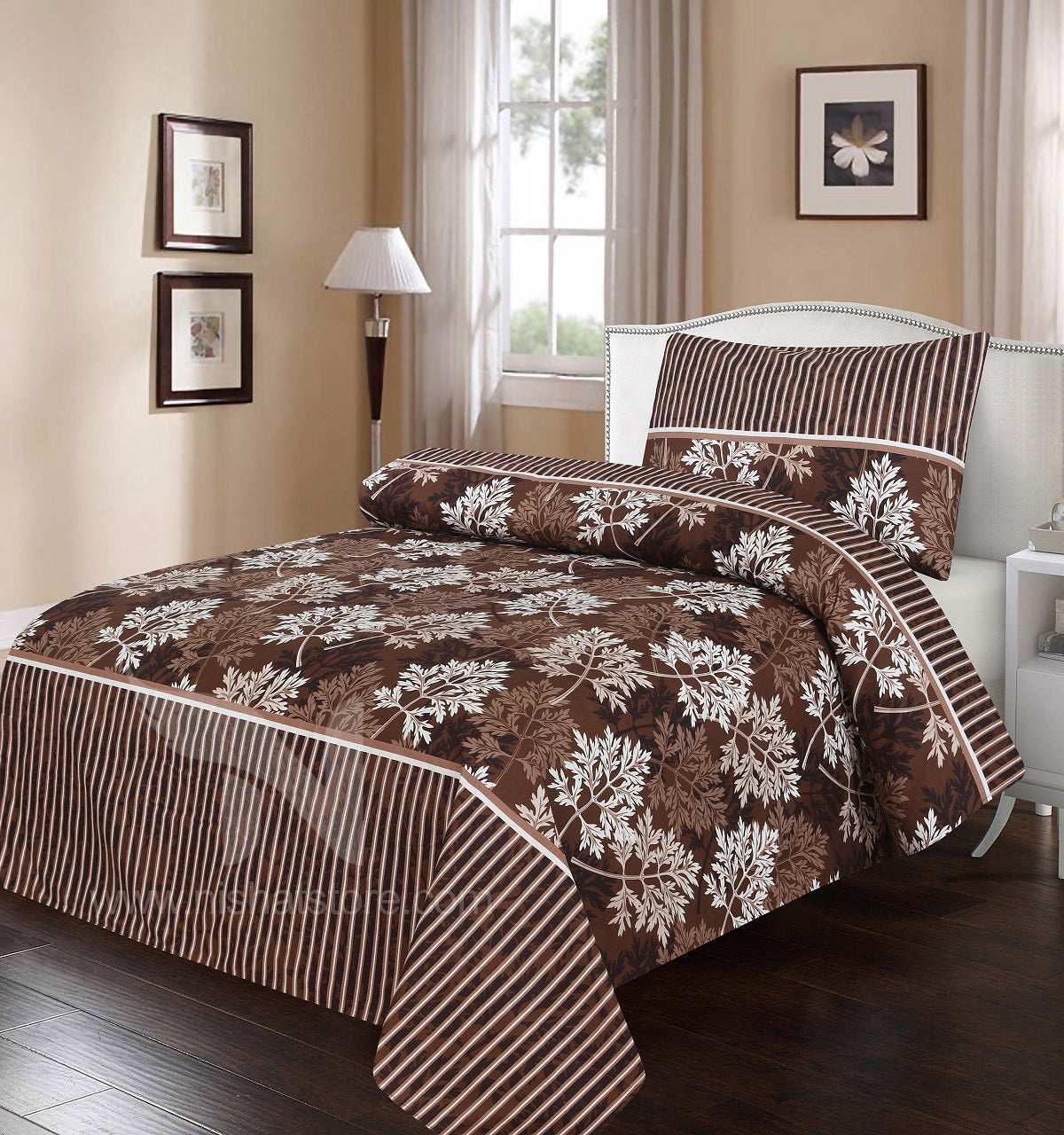 Single Bed Sheet Design 726 - Nishat Creative Store