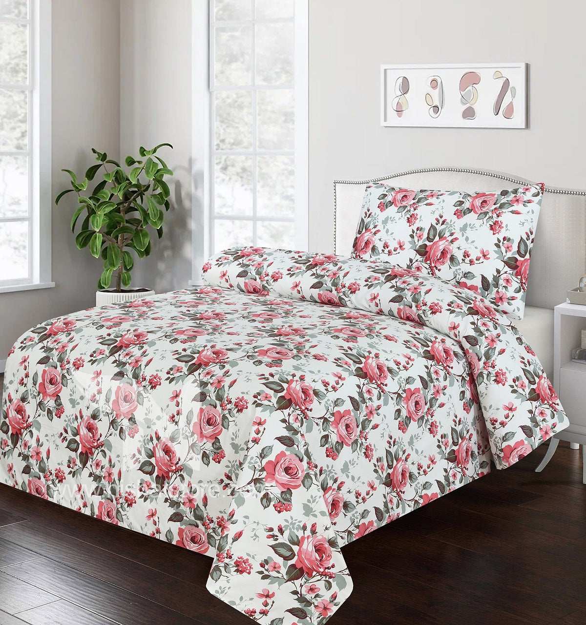 Single Bed Sheet Design 727 - Nishat Creative Store