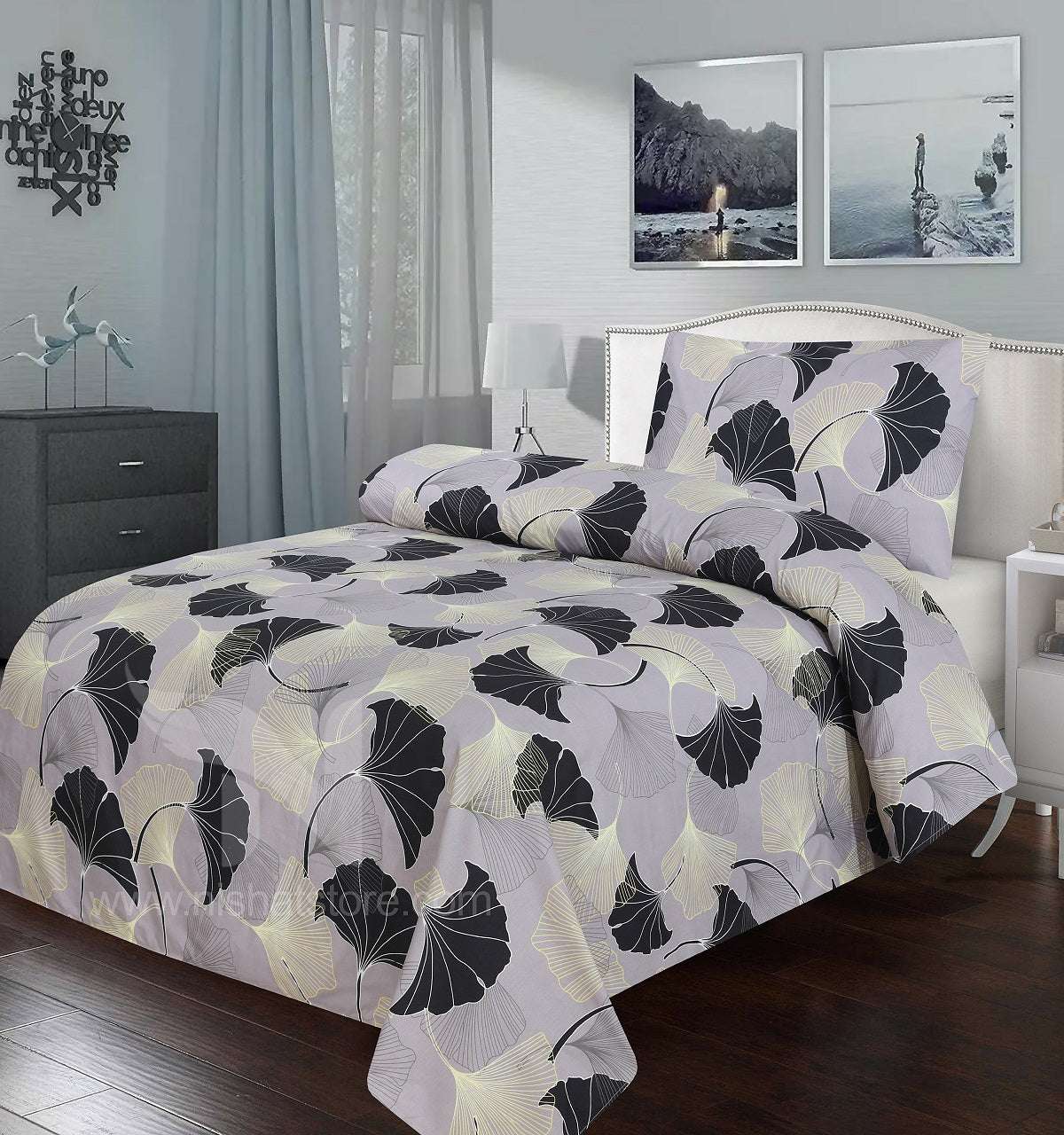 Single Bed Sheet Design 729 - Nishat Creative Store