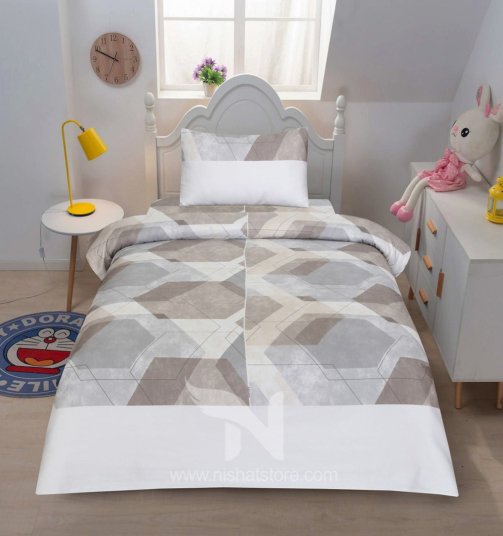 Single Bed Sheet Design 737 - Nishat Creative Store