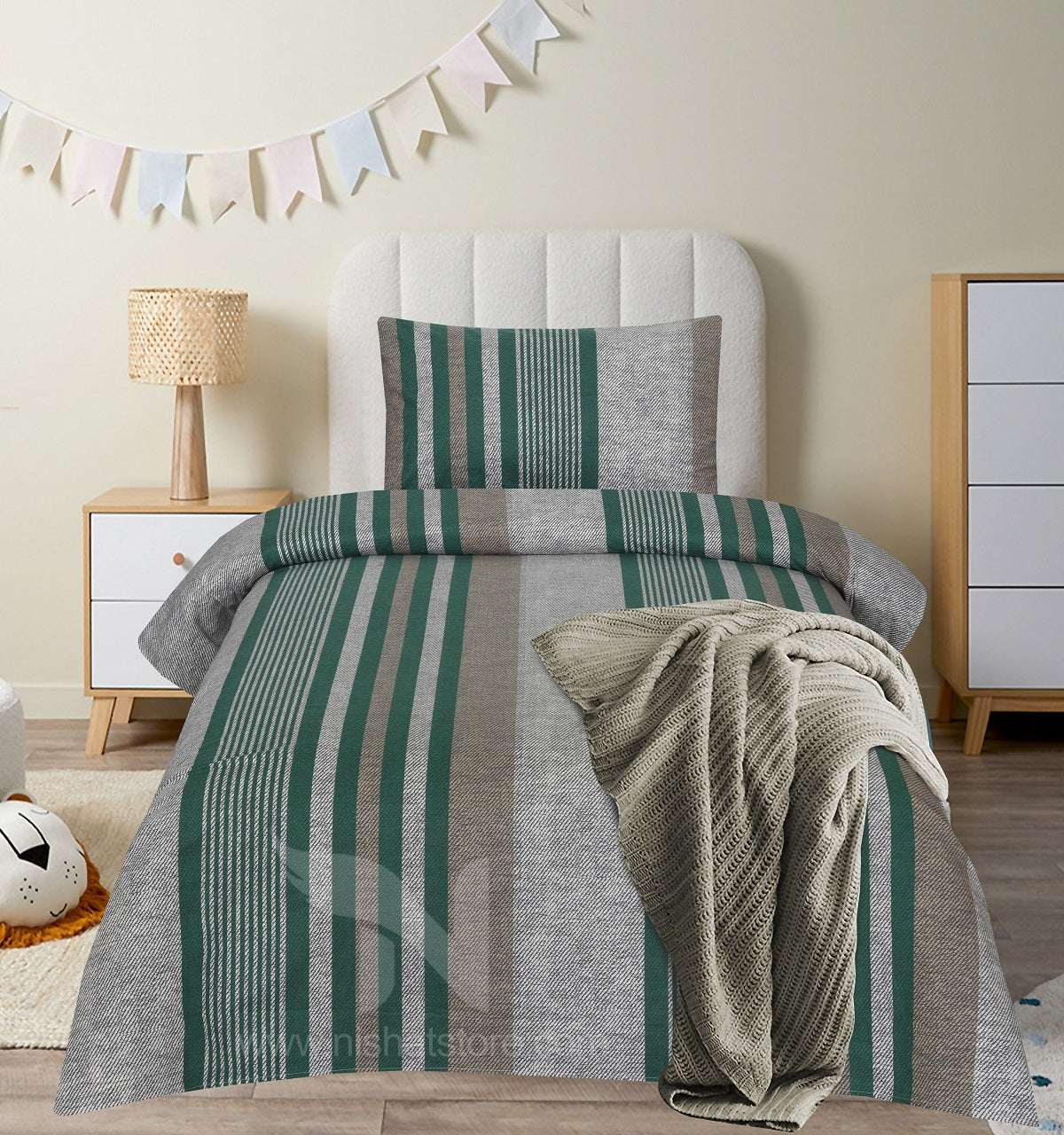 Single Bed Sheet Design 740 - Nishat Creative Store