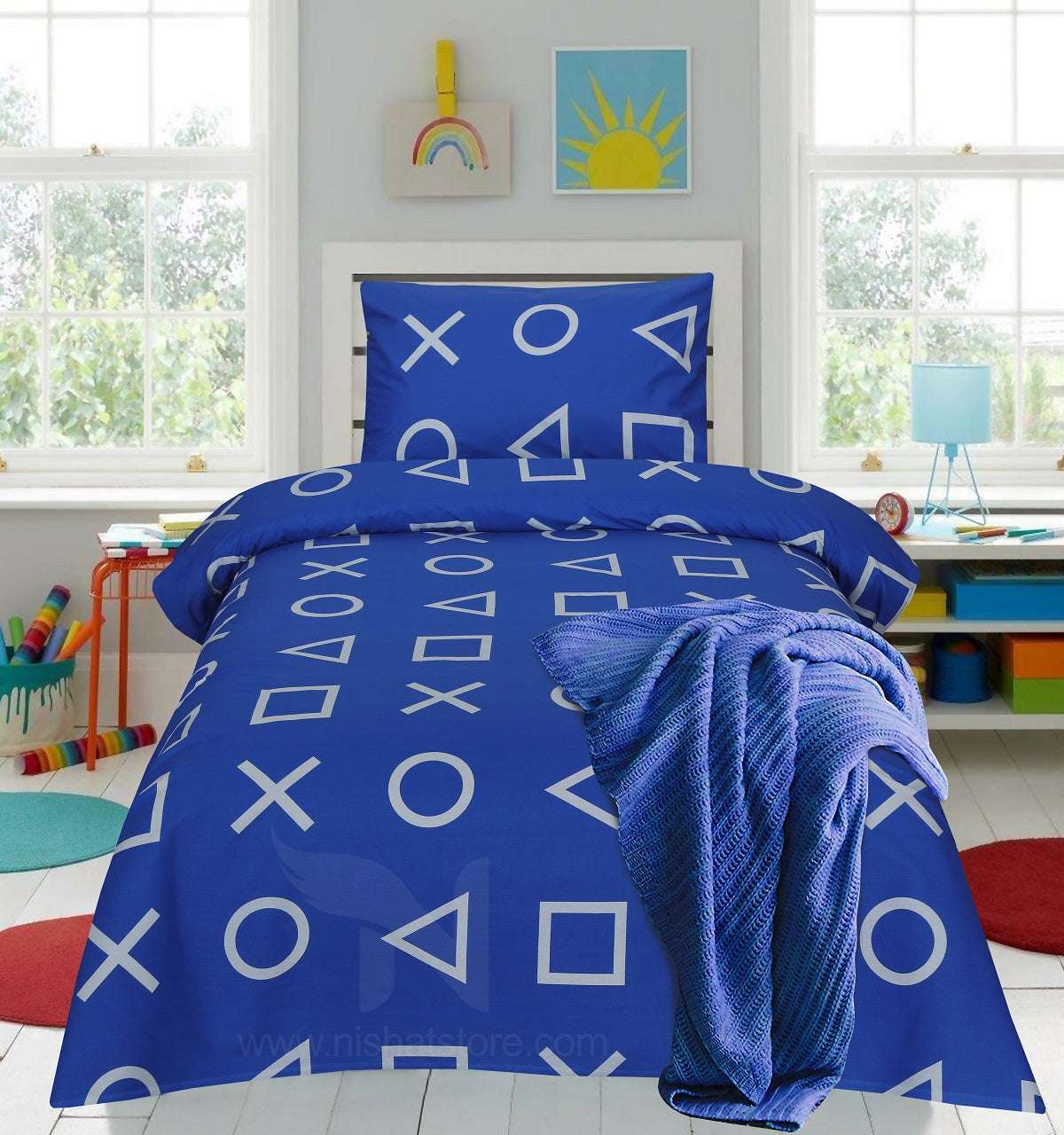 Single Bed Sheet Design 745 - Nishat Creative Store