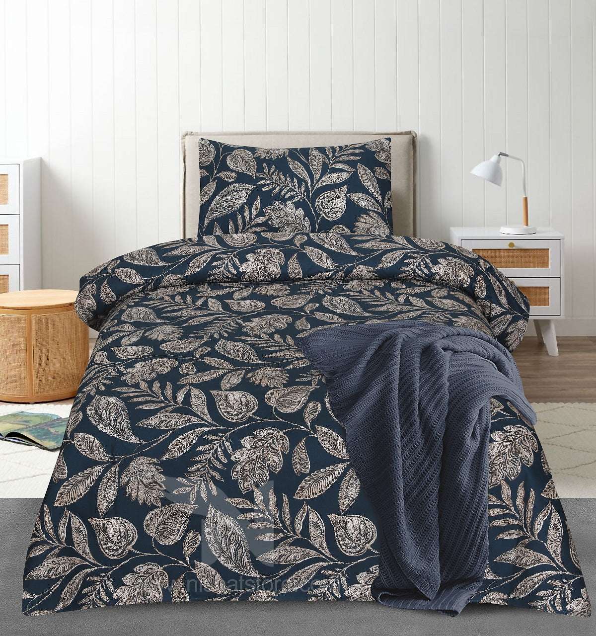 Single Bed Sheet Design 749 - Nishat Creative Store