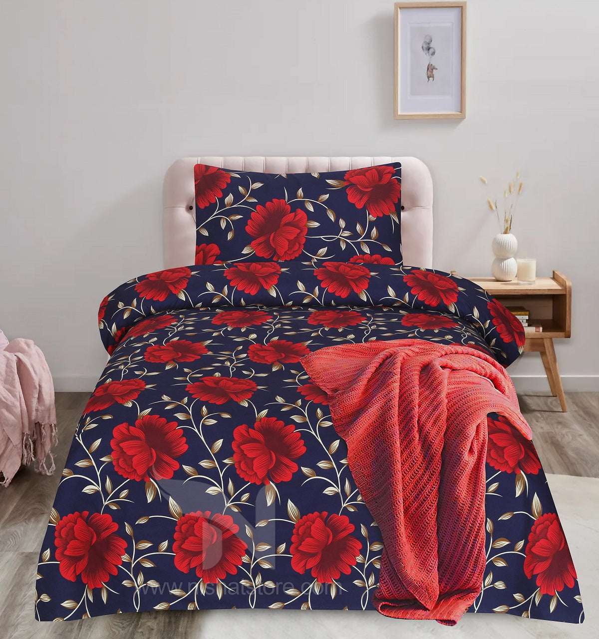 Single Bed Sheet Design 752 - Nishat Creative Store