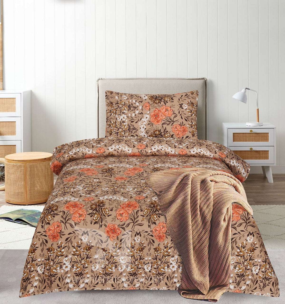 Single Bed Sheet Design 759 - Nishat Creative Store