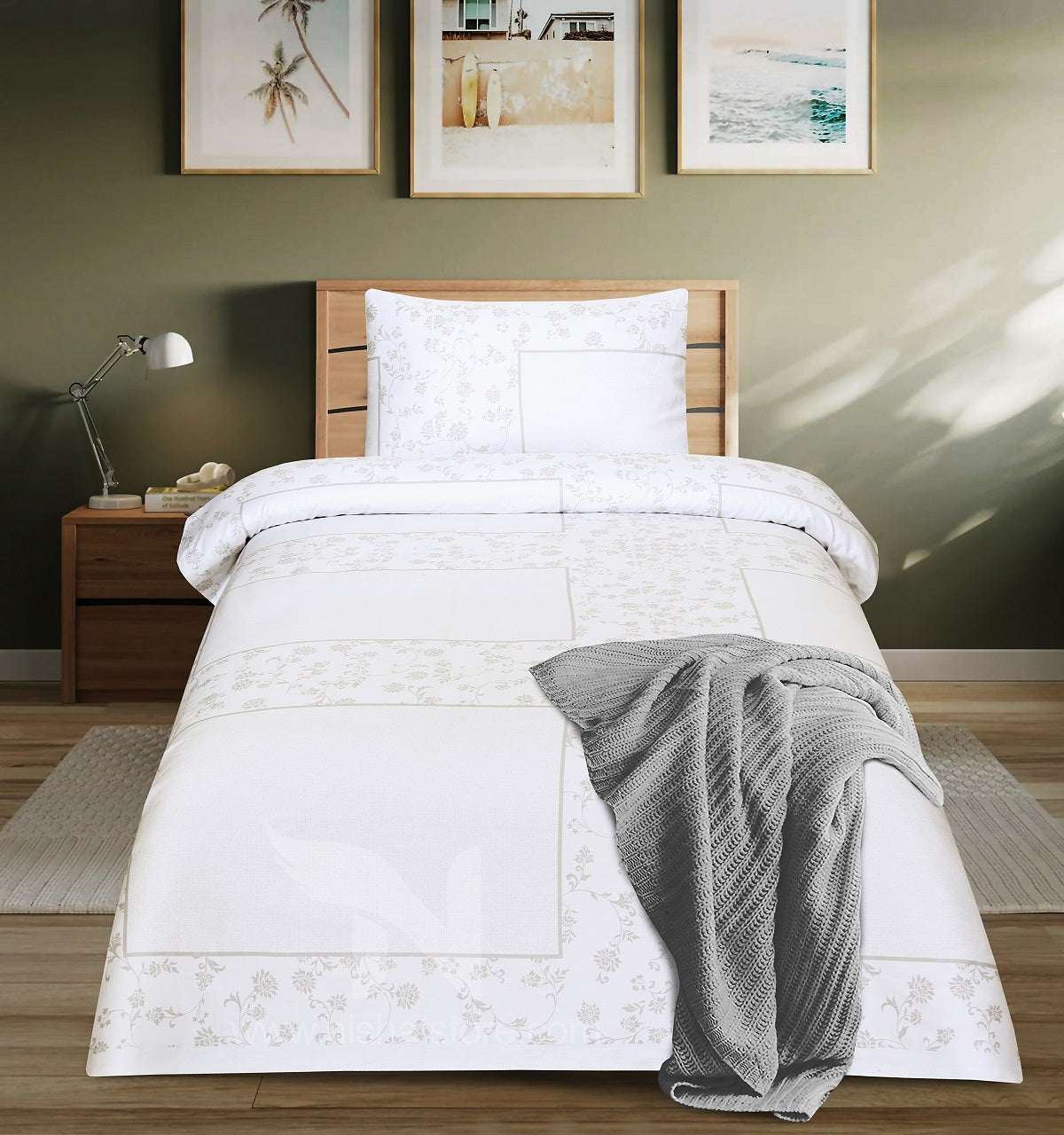 Single Bed Sheet Design 765 - Nishat Creative Store