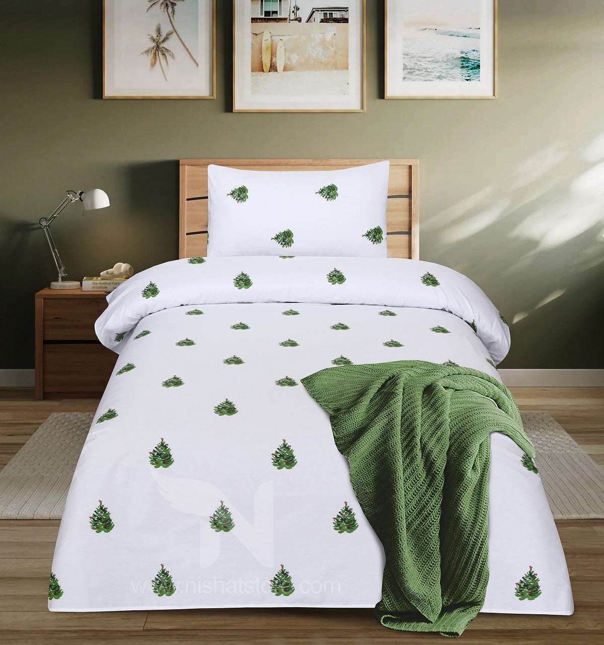 Single Bed Sheet Design 767 - Nishat Creative Store