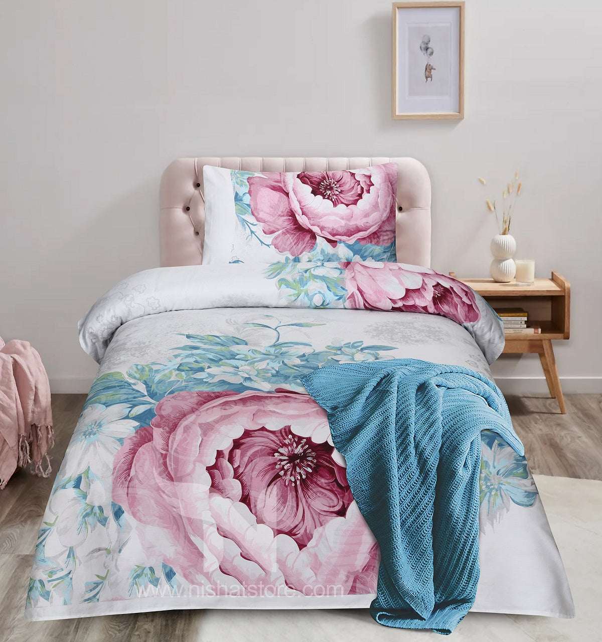 Single Bed Sheet Design 774 - Nishat Creative Store