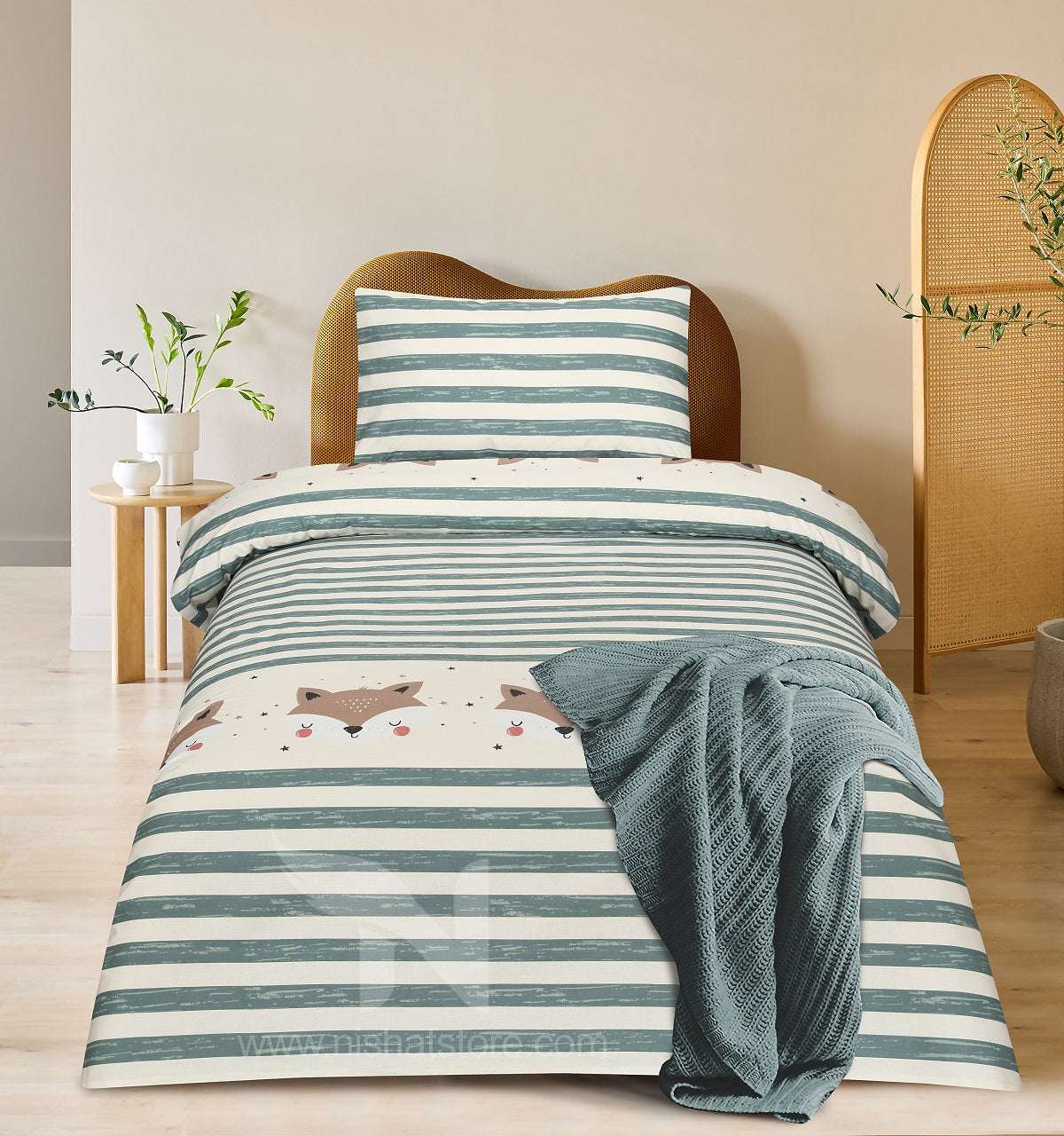 Single Bed Sheet Design 778 - Nishat Creative Store
