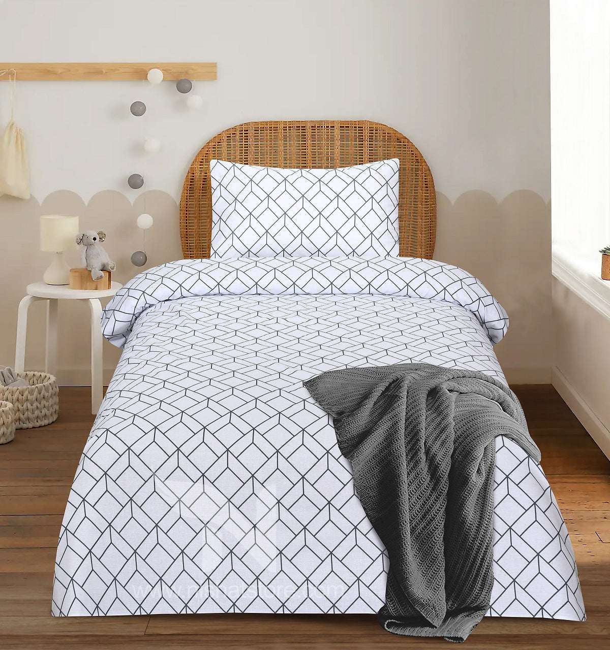 Single Bed Sheet Design 788 - Nishat Creative Store