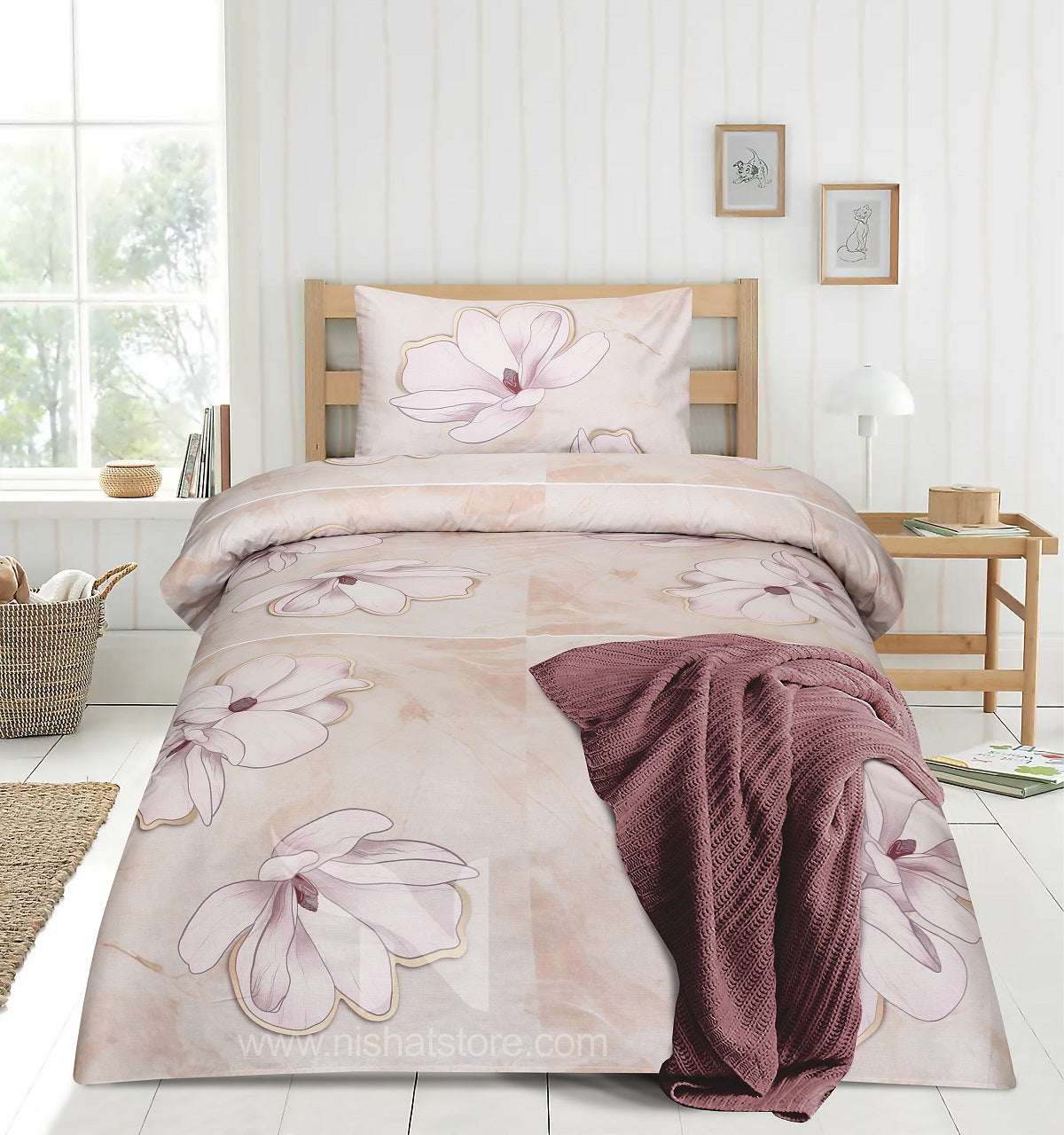 Single Bed Sheet Design 795 - Nishat Creative Store