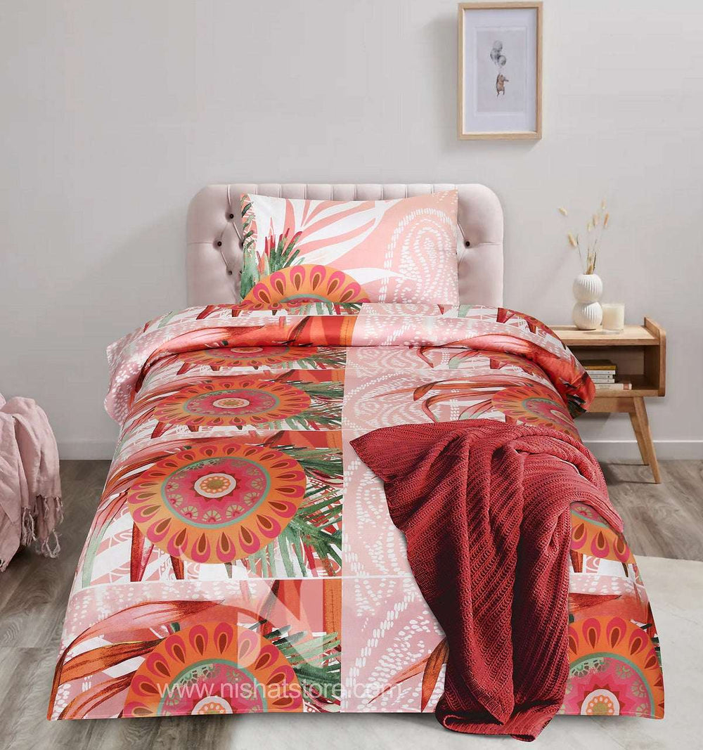 Single Bed Sheet Design 798 - Nishat Creative Store