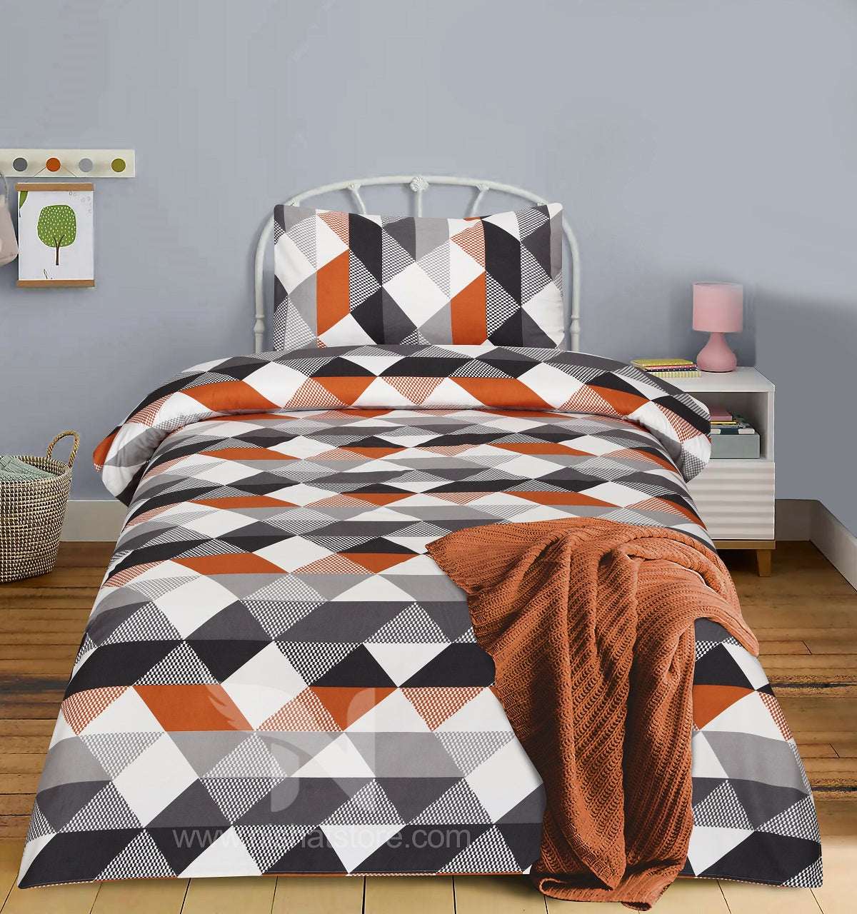 Single Bed Sheet Design 810 - Nishat Creative Store