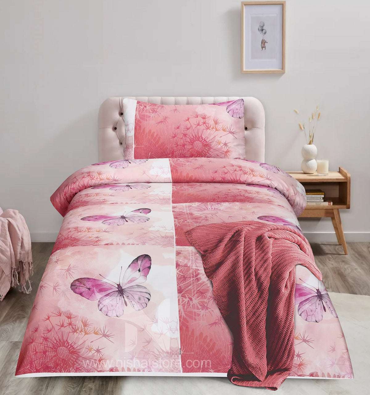 Single Bed Sheet Design 812 - Nishat Creative Store