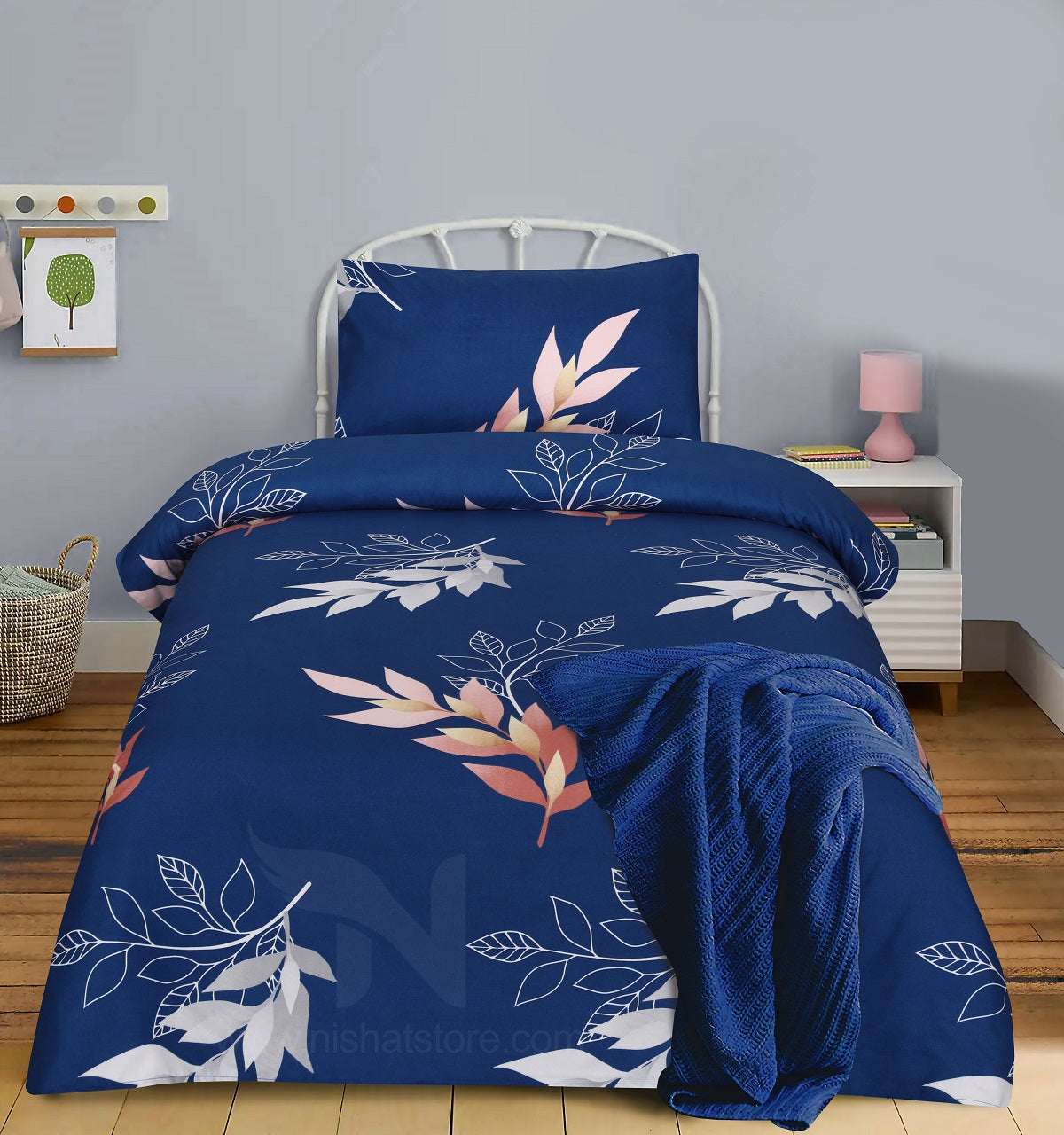 Single Bed Sheet Design 818 - Nishat Creative Store