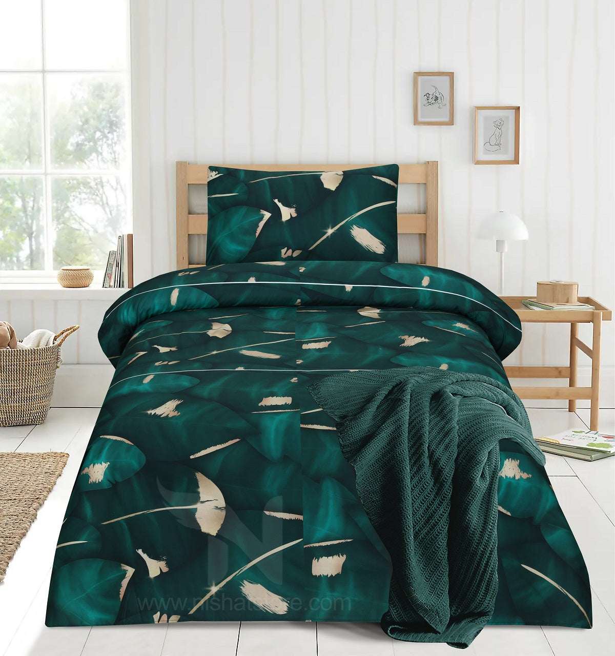 Single Bed Sheet Design 820 - Nishat Creative Store