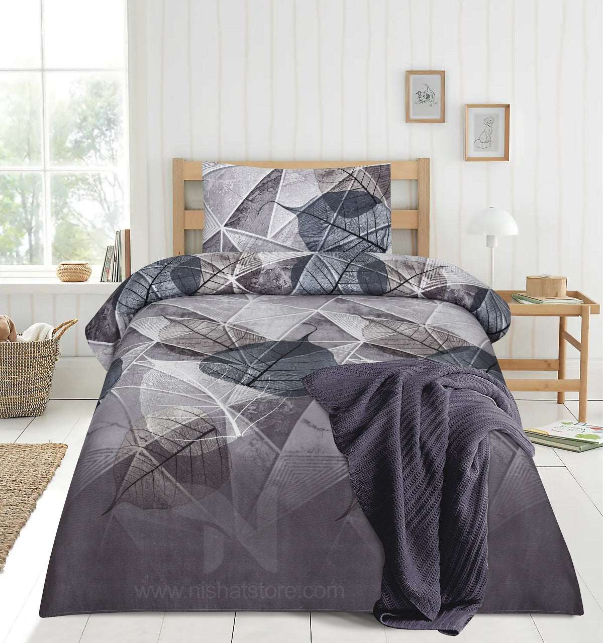 Single Bed Sheet Design 822 - Nishat Creative Store