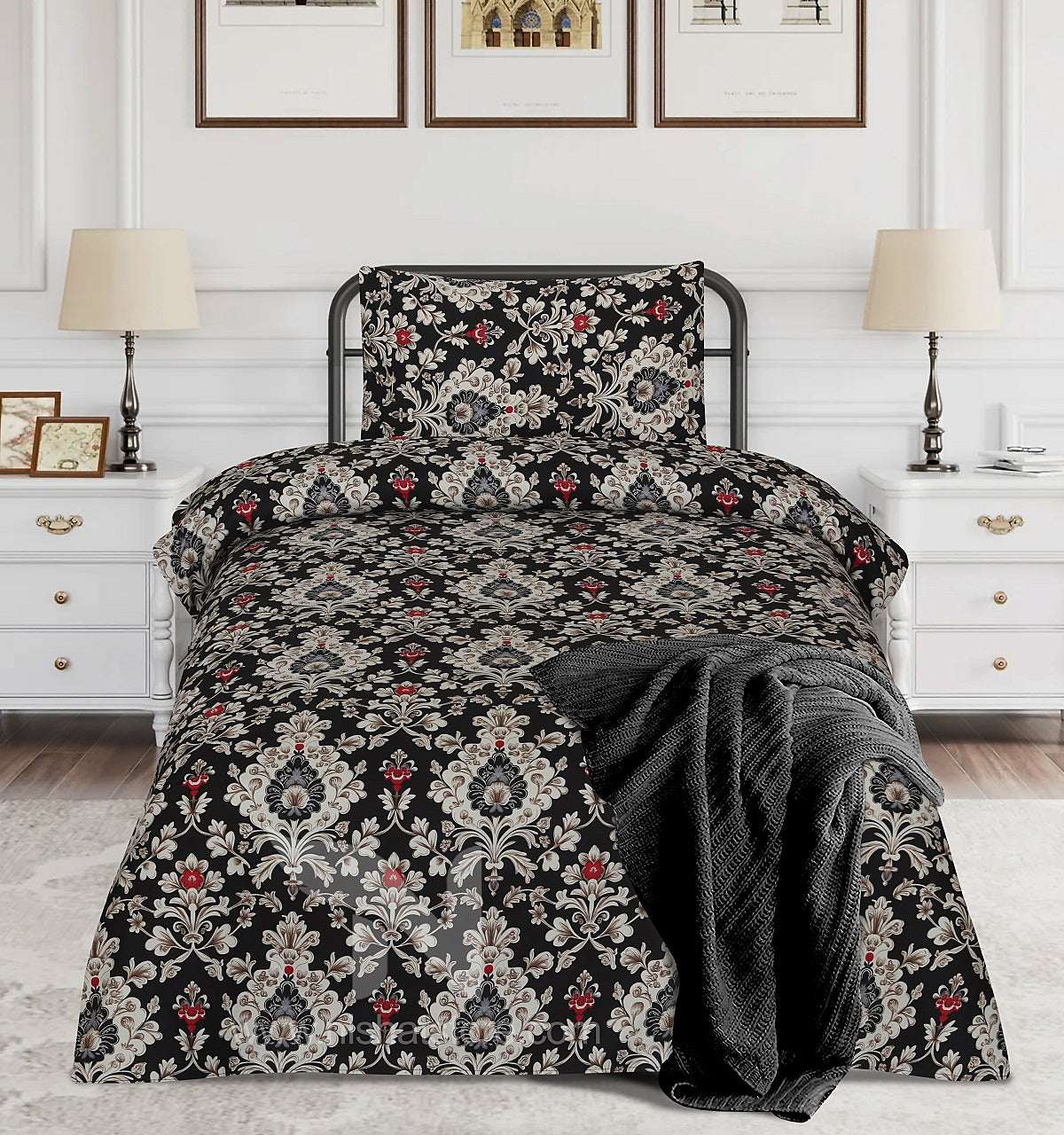 Single Bed Sheet Design 829 - Nishat Creative Store