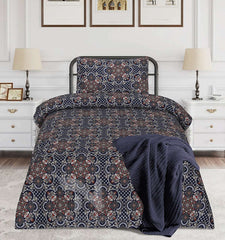 Single Bed Sheet Design 830 - Nishat Creative Store