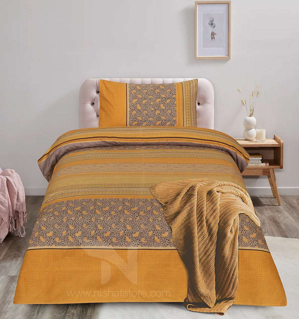 Single Bed Sheet Design 833 - Nishat Creative Store