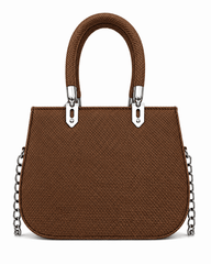 Skyway Woven Texture Top Handle Satchel Bag - Nishat Creative Store