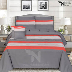Stone Berry &Gray Plated Quilt Cover Set Designs 156 Covers