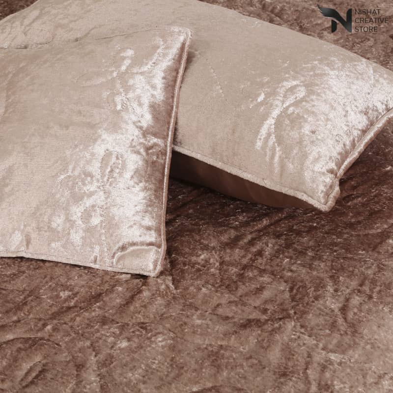 Texture Quilted Bridal Set 5 Pcs Hand Made Design Code 118 Bridal Sets
