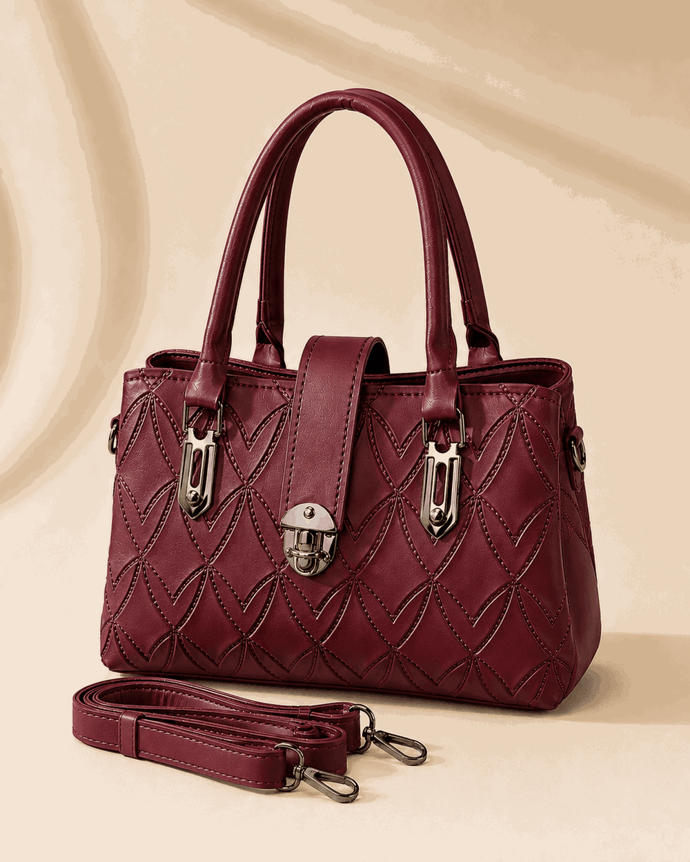 The Crown Quilt Satchel - Nishat Creative Store