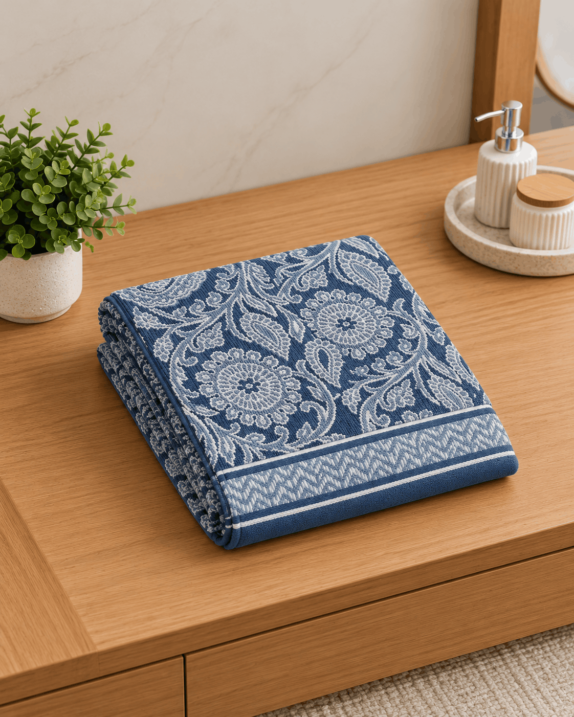 Grden Floral Bath Towel