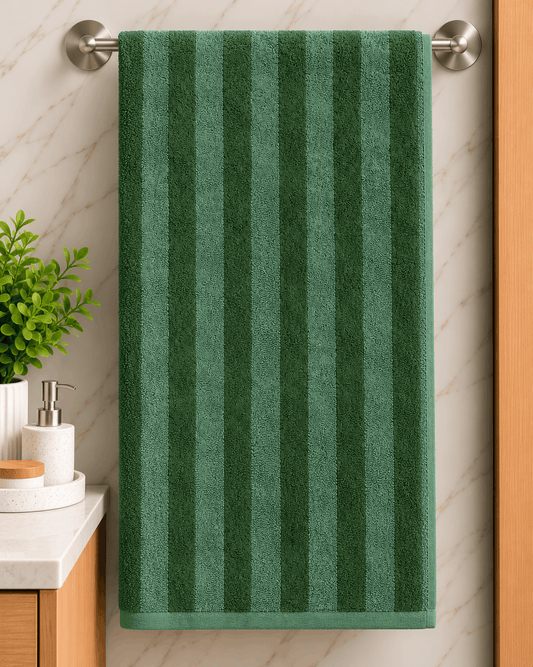 Vertical Striped Bath Towel - Nishat Creative Store